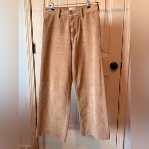 Universal Thread Women's Corduroy High Sailor Wide Leg Ankle Jeans